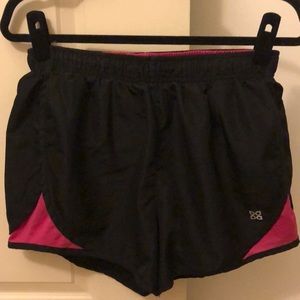 Actra Athletic Shorts Size L Color Black Pink